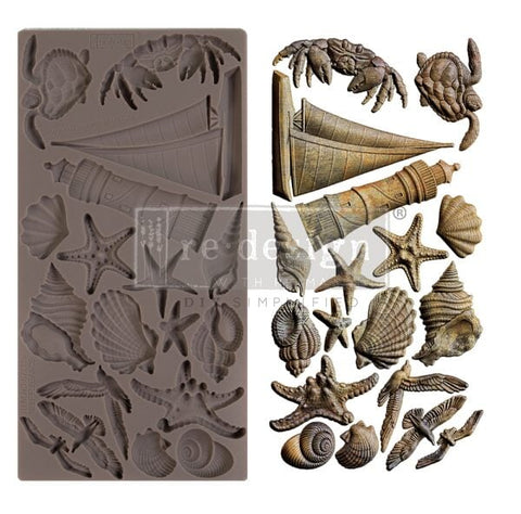 Reef Elegance Decor Moulds® Redesign with Prima® Gaysha Paint & Pattern 