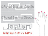 Victorian Key Royal Design Studio Stencils Gaysha Chalk Paint 